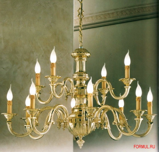 Люстра Possoni Illuminazione 519/8+4 ORO